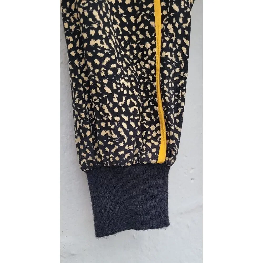 Vintage 80s Silk Blouse Womens Large‎ 8 Neon Pink Green Animal Print Top Shirt - Picture 6 of 10